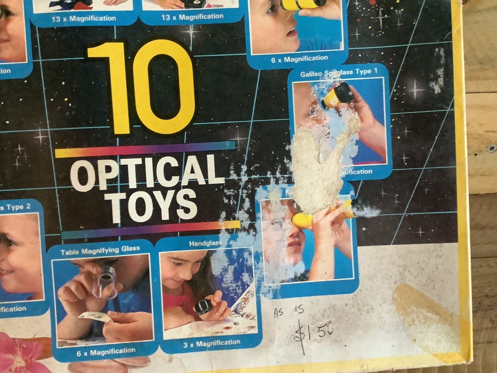 POLYOPTICON – ORIGINAL COMPLETE KIT – 10 OPTICAL TOYS – VINTAGE SET INSTRUCTIONS