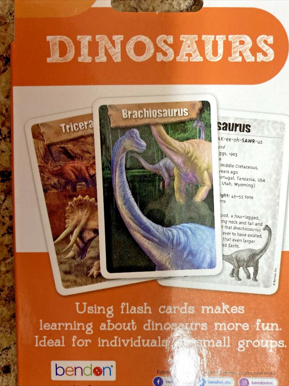 Bendon Animals, Dinosaurs, Landmarks and Space Flash Cards CHOICE – 4 NEW!