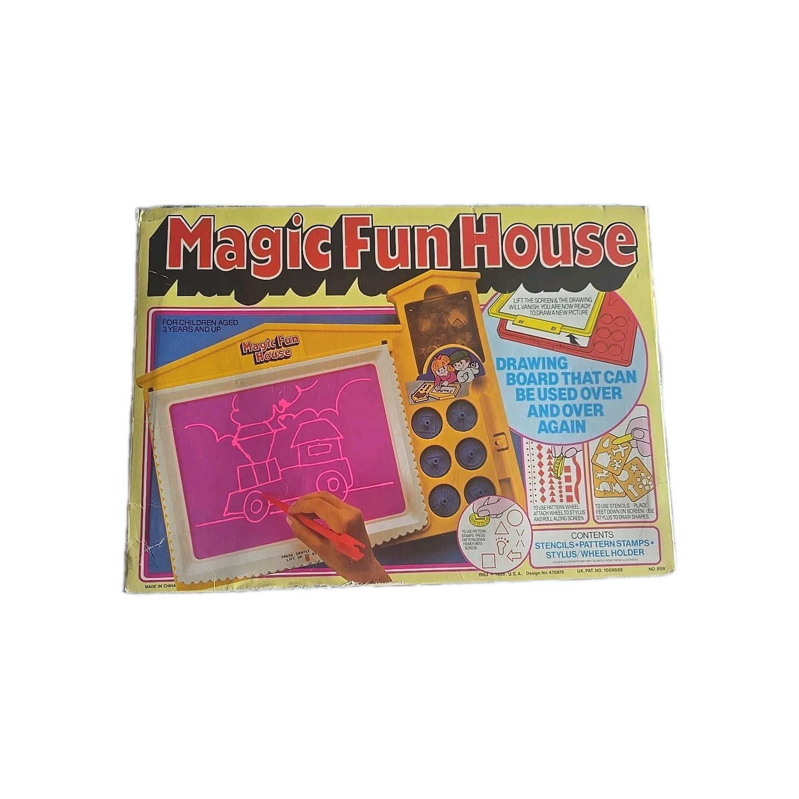 Vintage Magic Fun House Drawing Board 1980s