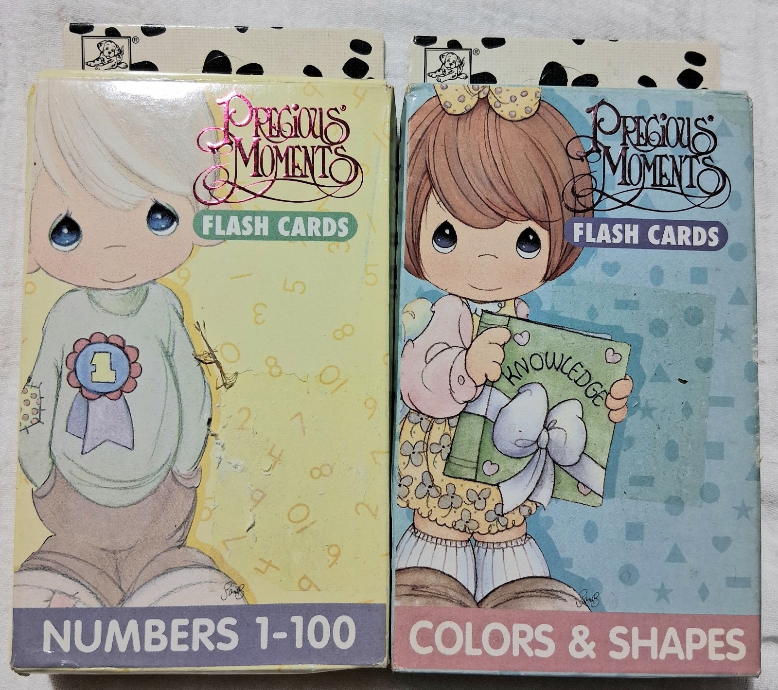 Precious Moments Educational Flash Cards Set Colors And Shapes, Numbers 1-100