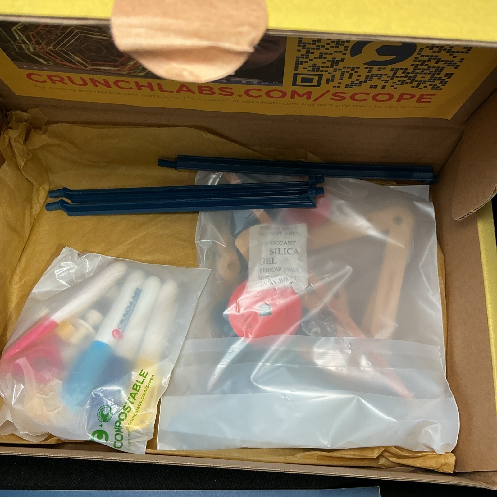 Crunch Labs By Mark Rober S.T.E.M. Build Box Kaleidoscope Think Like Engineer