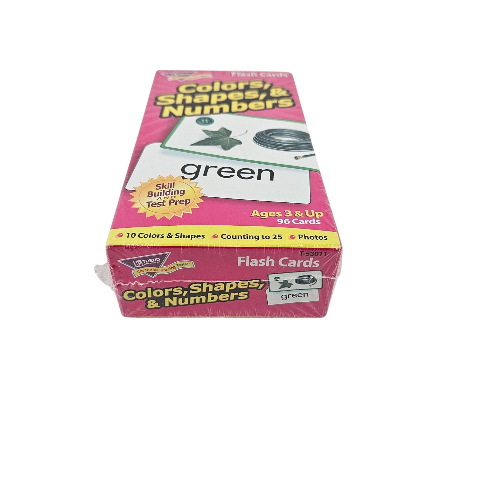 Trend Enterprises Colors Shapes & Numbers Flash Cards Ages 3+ Vintage Sealed