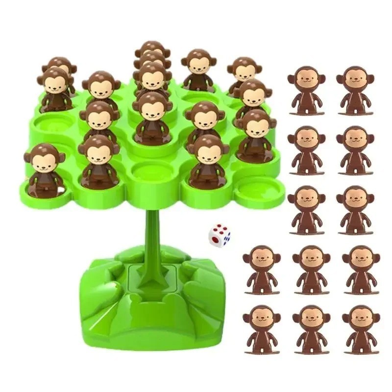 Balancing Tree Toy Monkey Scale Educational Number Board Game Kids Party