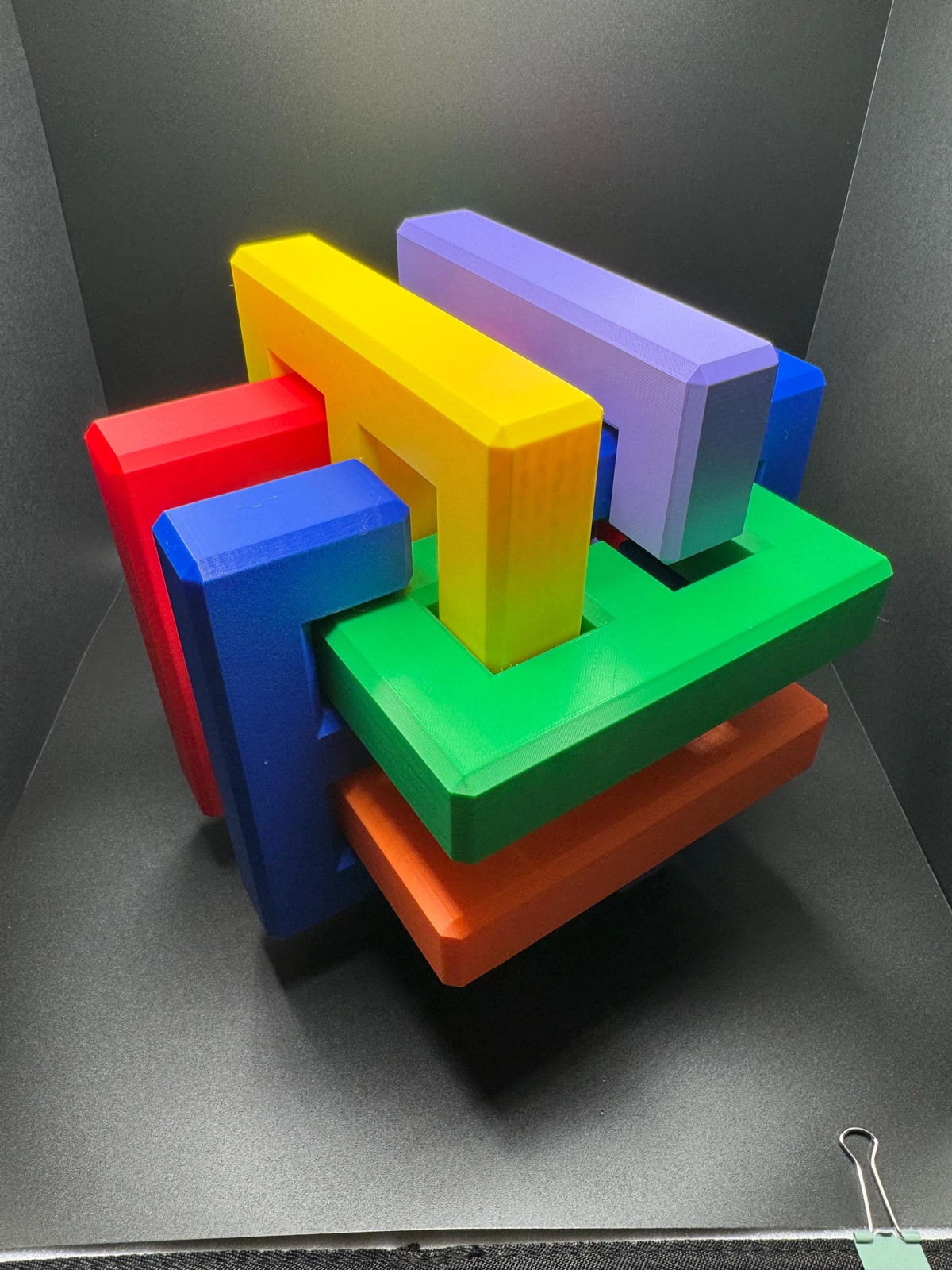 Gordian Knot Puzzle – Very Difficult – High Quality 3D Print, Unique Gift & Art