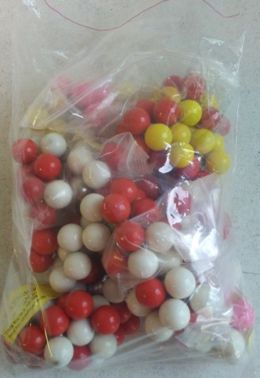 Lot of Educational Negative & Positive Pole Magnetic Marbles