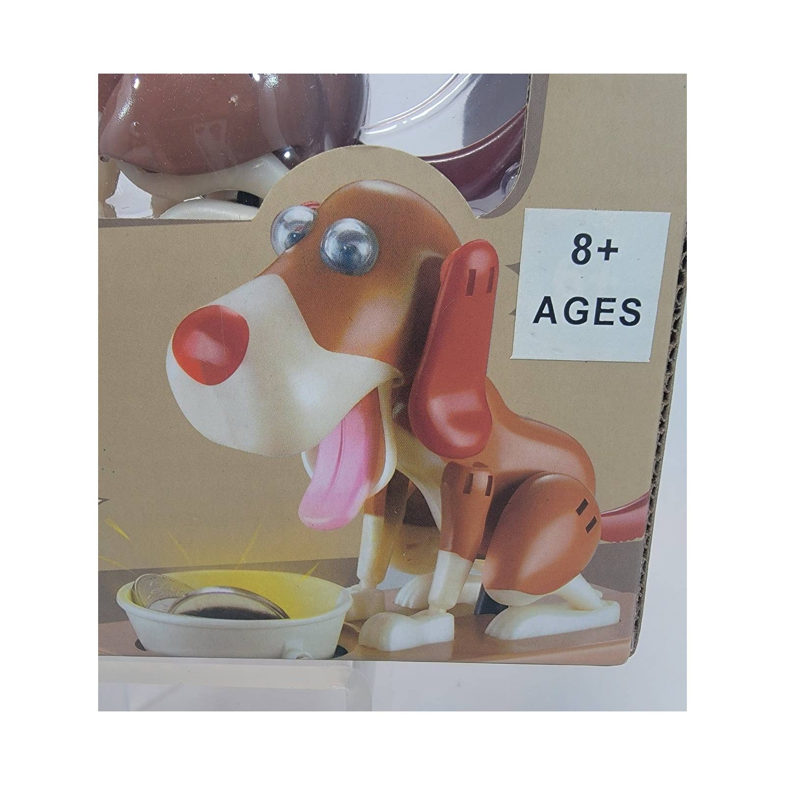 My Dog Piggy Bank Robotic Coin Eating Money Toy Brown and White