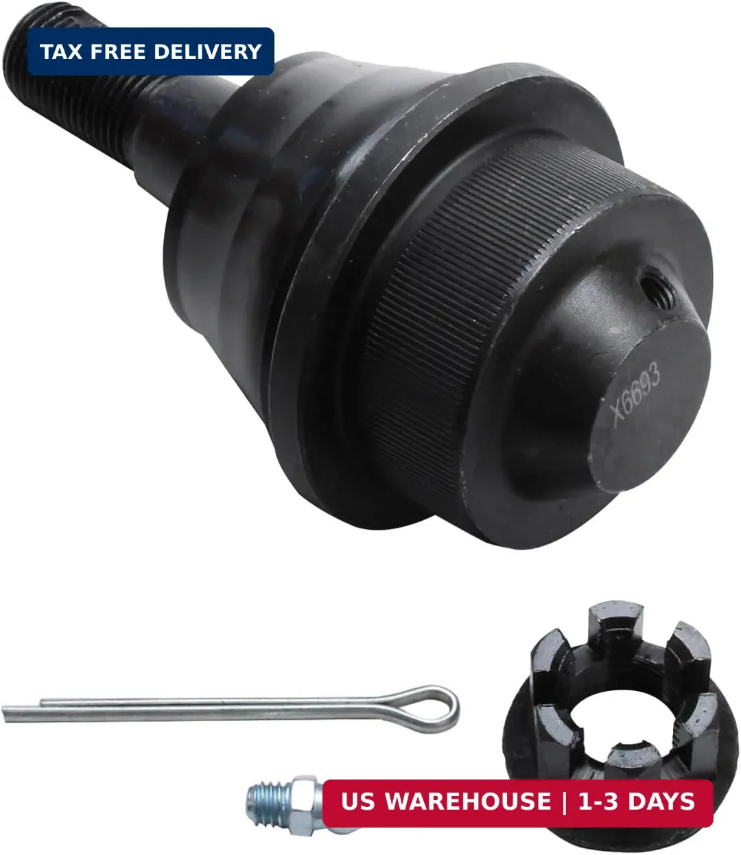 Detroit Axle – 2 Front Lower Ball Joints for 01-10 Chevy GMC Silverado Sierra 25