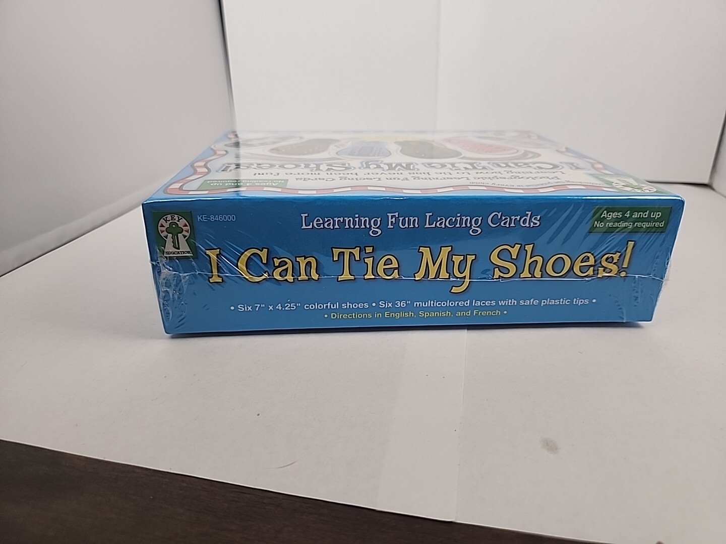 Carson-Dellosa Publishing Key Education I Can Tie My Shoes Lacing Cards 846000