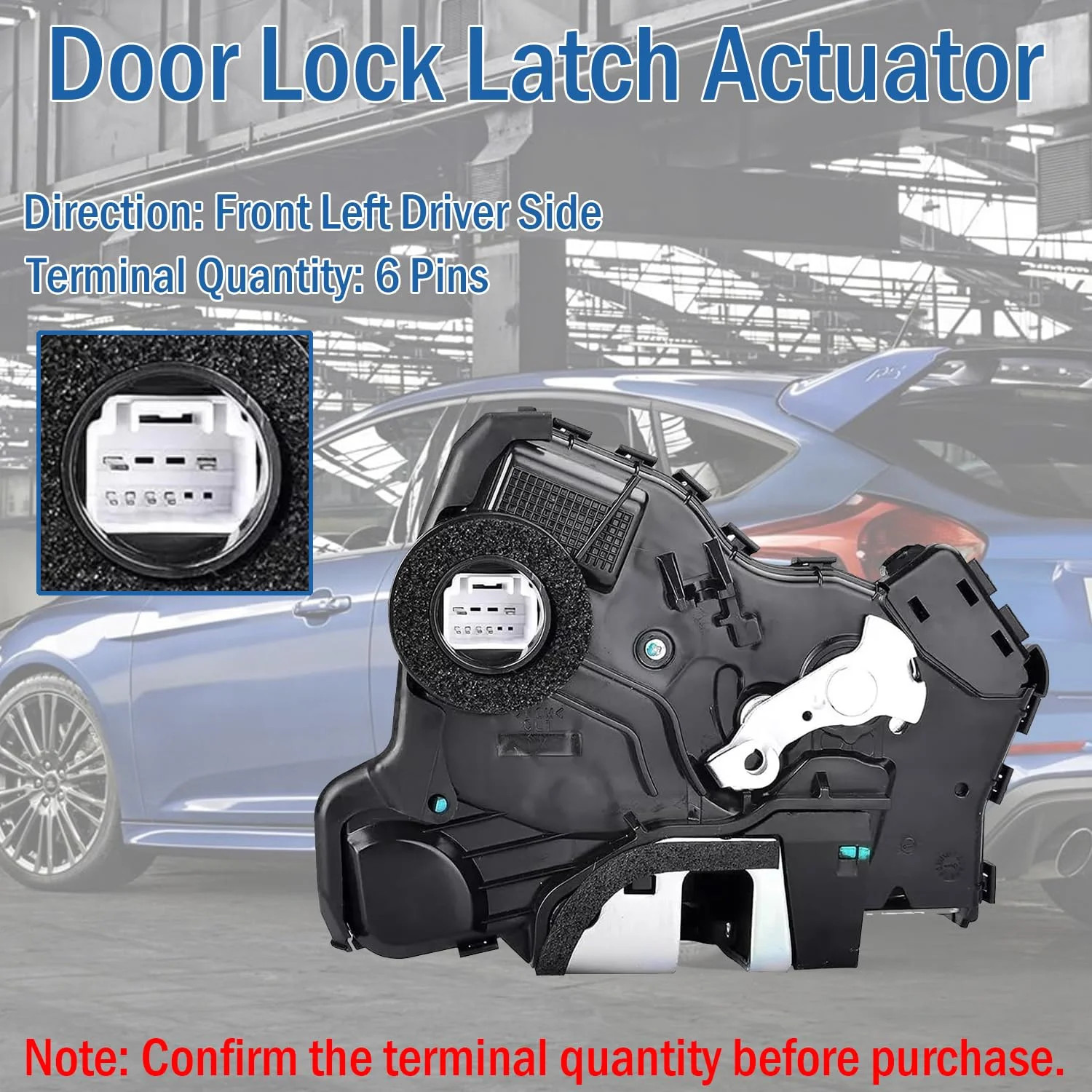 Front Left Driver Side Door Lock Latch Actuator Motor Fits for Toyota 4Runner Tu