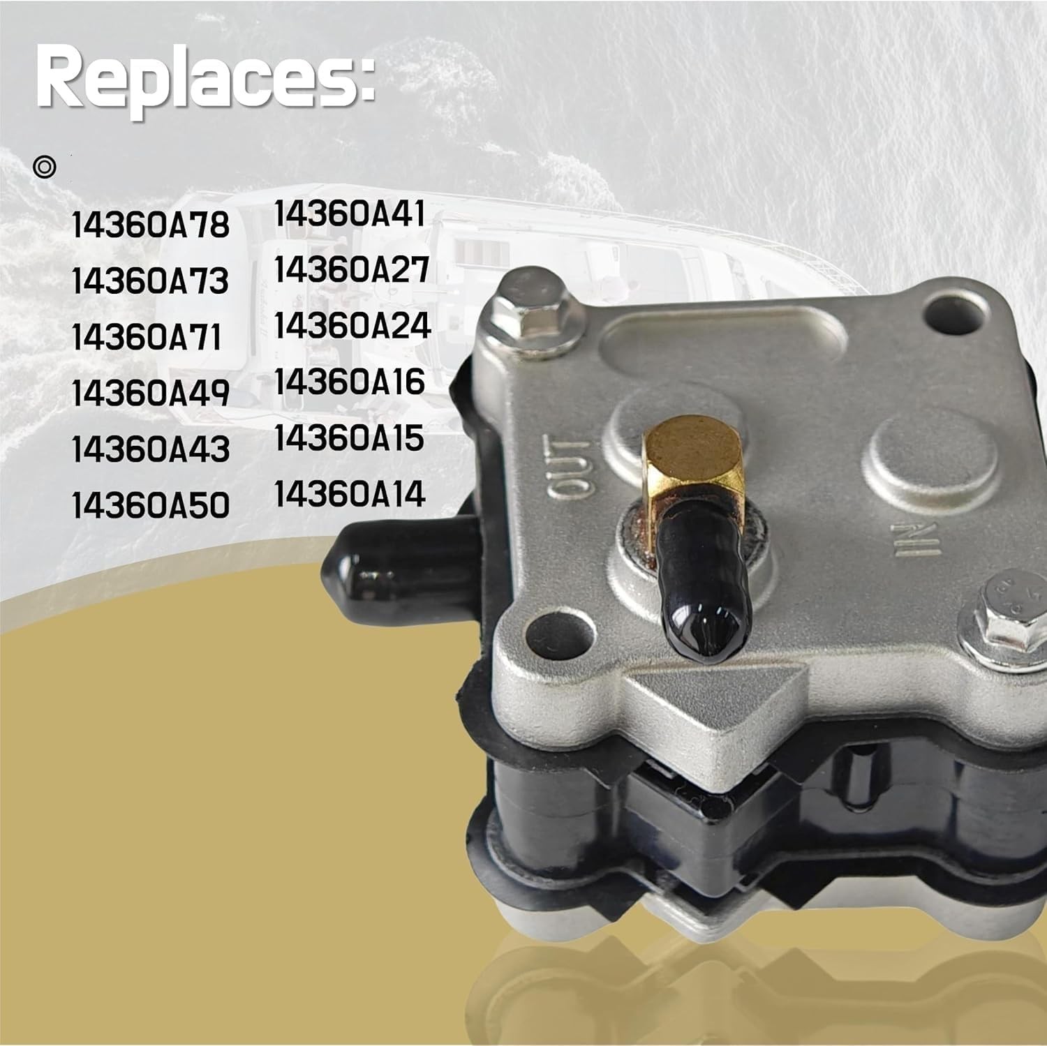 Mercury Outboard Fuel Pump 14360A78 New