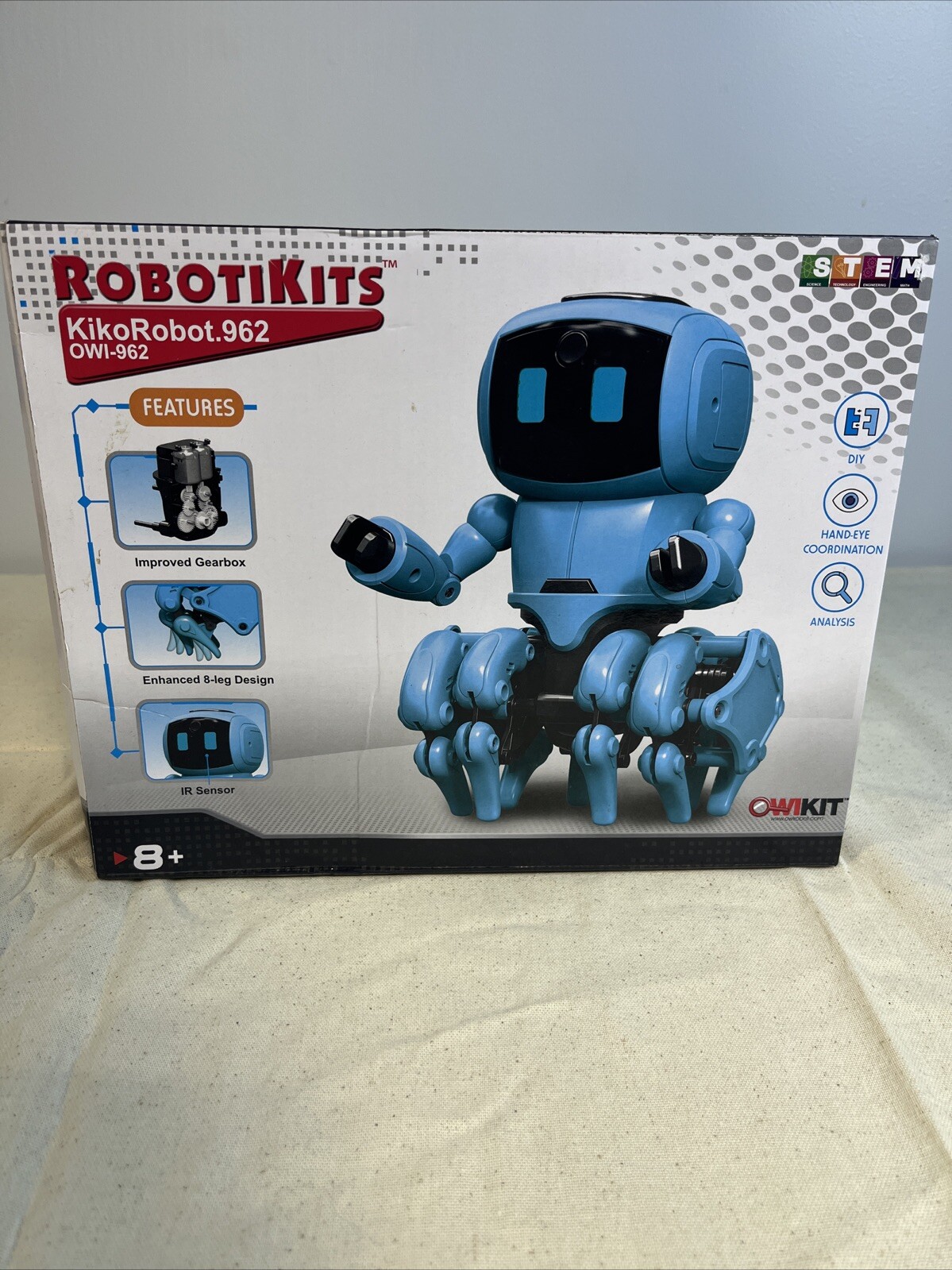 Kiko Robot 962 Do-It-Yourself Kit I/R n AI Technology Kids Educational Toy Model