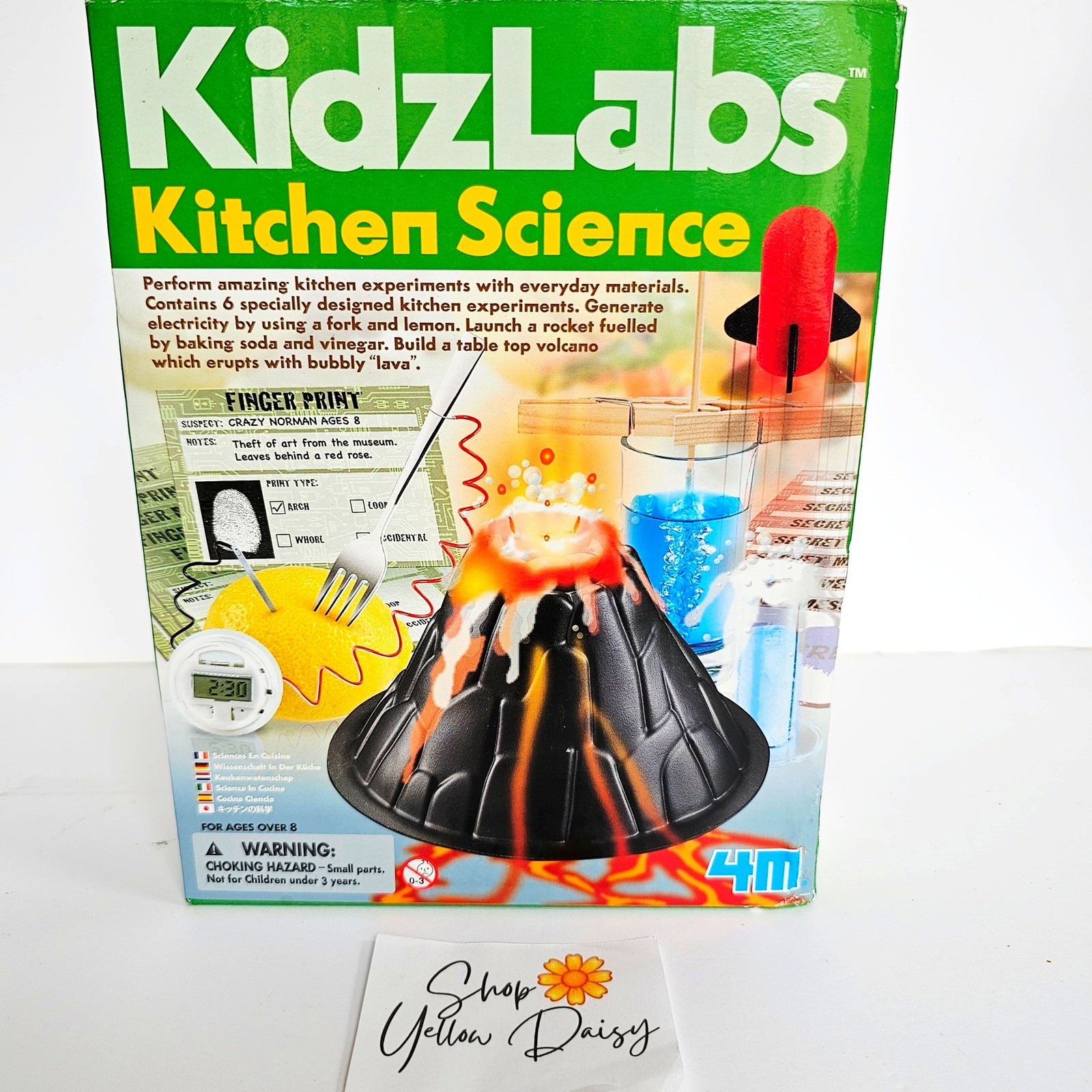 KidzLabs Kitchen Science Kit New Not Used Learning School Kids – 1397