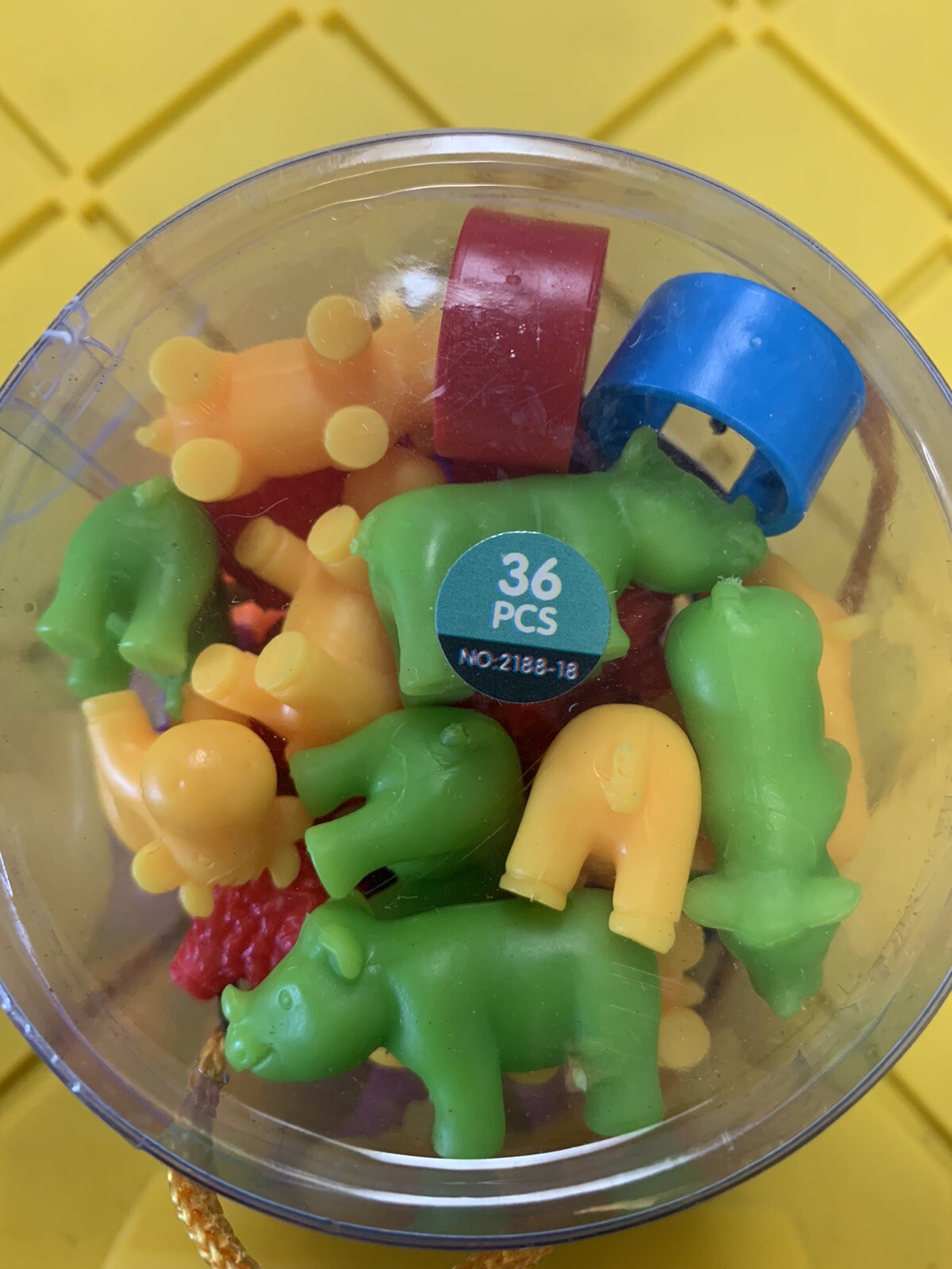 Counting Animal Matching Color Classification Sensory Training Game Sorting Cups