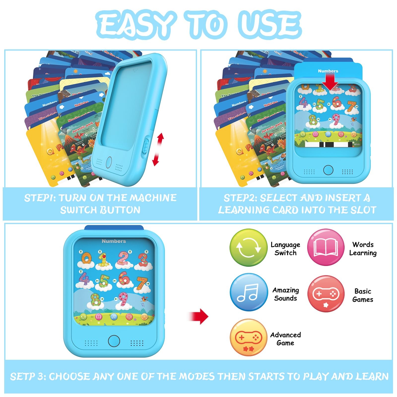 Kids Educational Learning Tablet Toy-Educational Tablet Toy to Interactive Le…