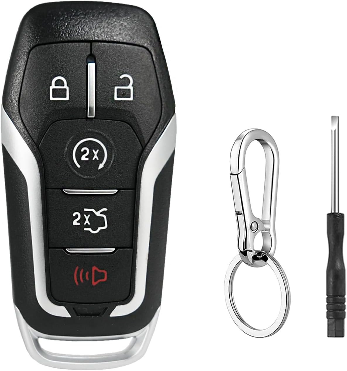 Key Fob Case for Ford F150 F250 F350 Mustang Explorer Edge Fusion Lincoln MKZ…
