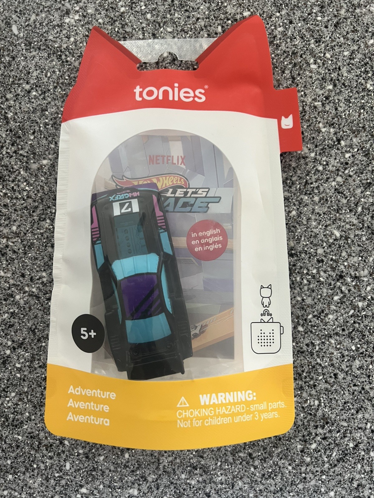 New! Tonies – Hot Wheels Tonie – Let’s Race Adventure – Netflix – Sealed!