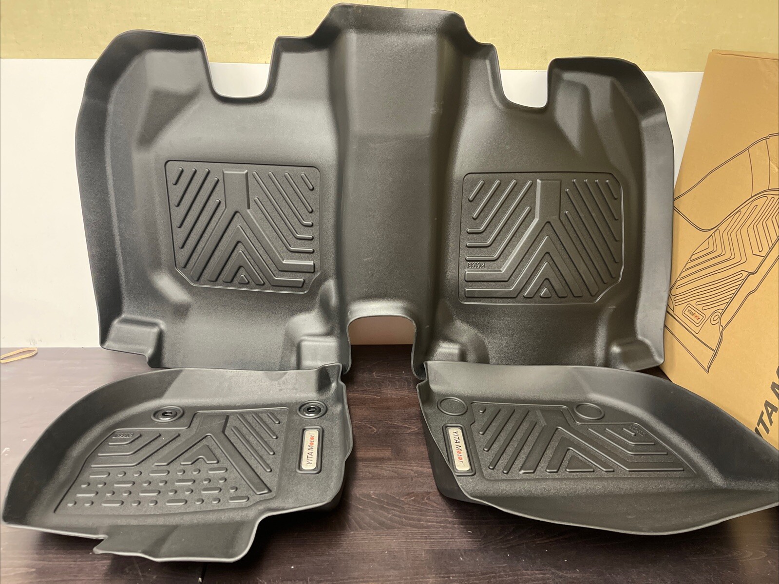 YITAMOTOR Floor Mats Compatible with 2016-2022 Honda HR-V, Custom Fit Black TPE
