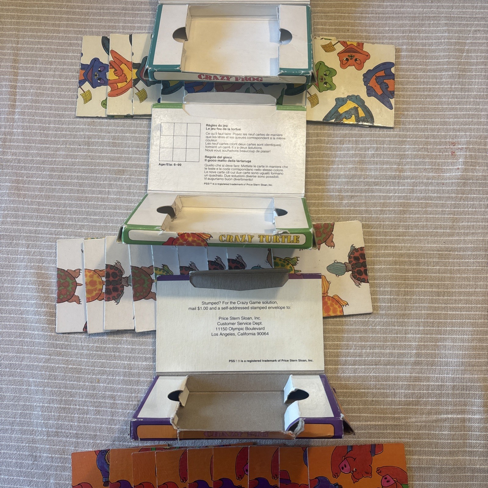 1980s Vintage Games: The Crazy Turtle The Crazy Frog and The Crazy Pig Game
