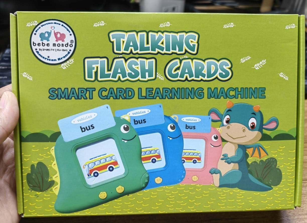 Talking Flash Cards Learning Machine Kids Educational Toy 112 Cards Rechargeable