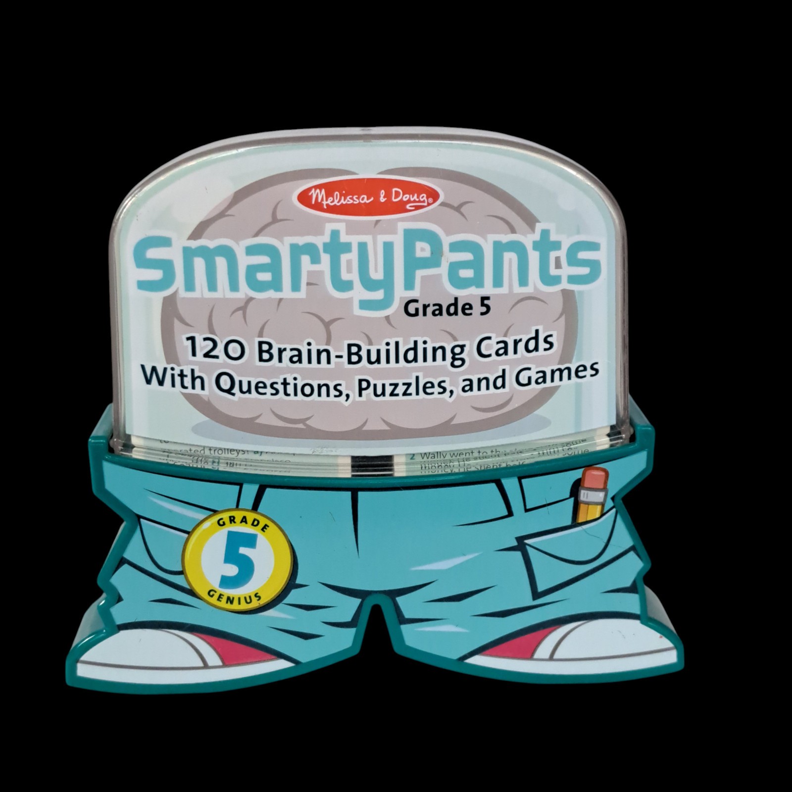 Melissa and Doug Smarty Pants Grade 5, 120 Brain Building Cards, Homeschooling