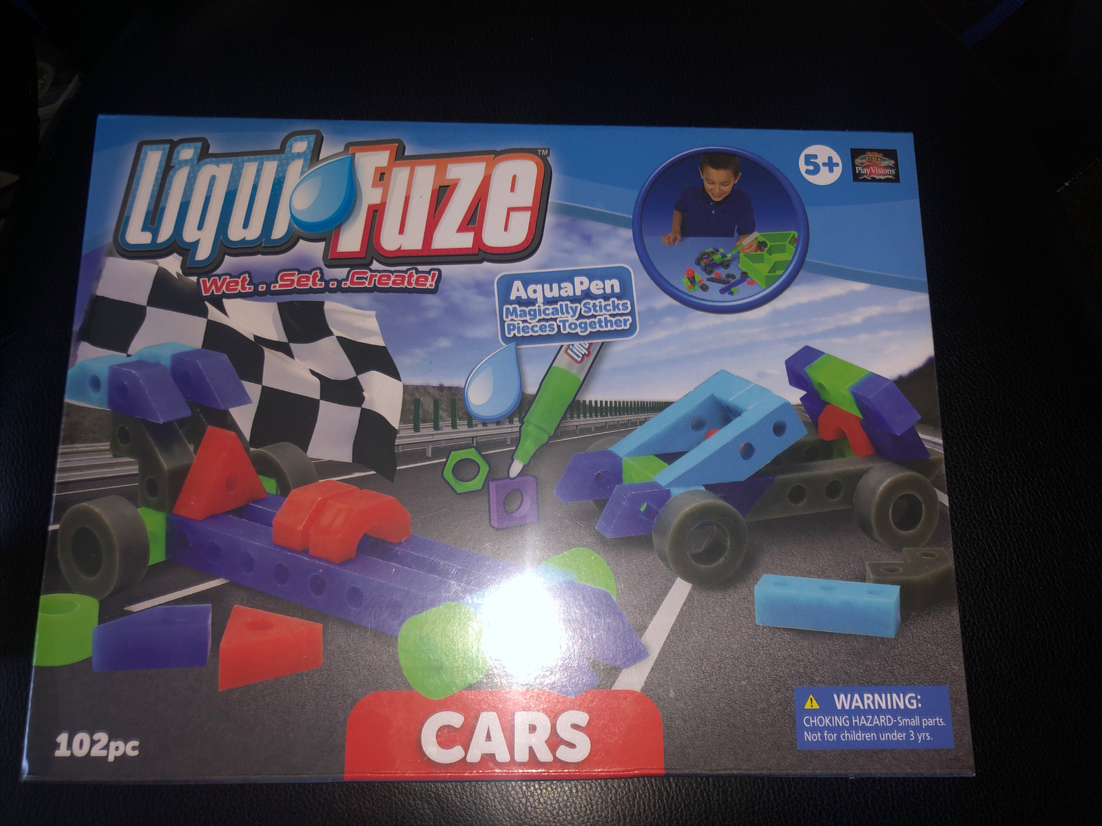 Liqui Fuze Cars 102 Piece New Set 5 Years + New In Box NIB Blocks Toys