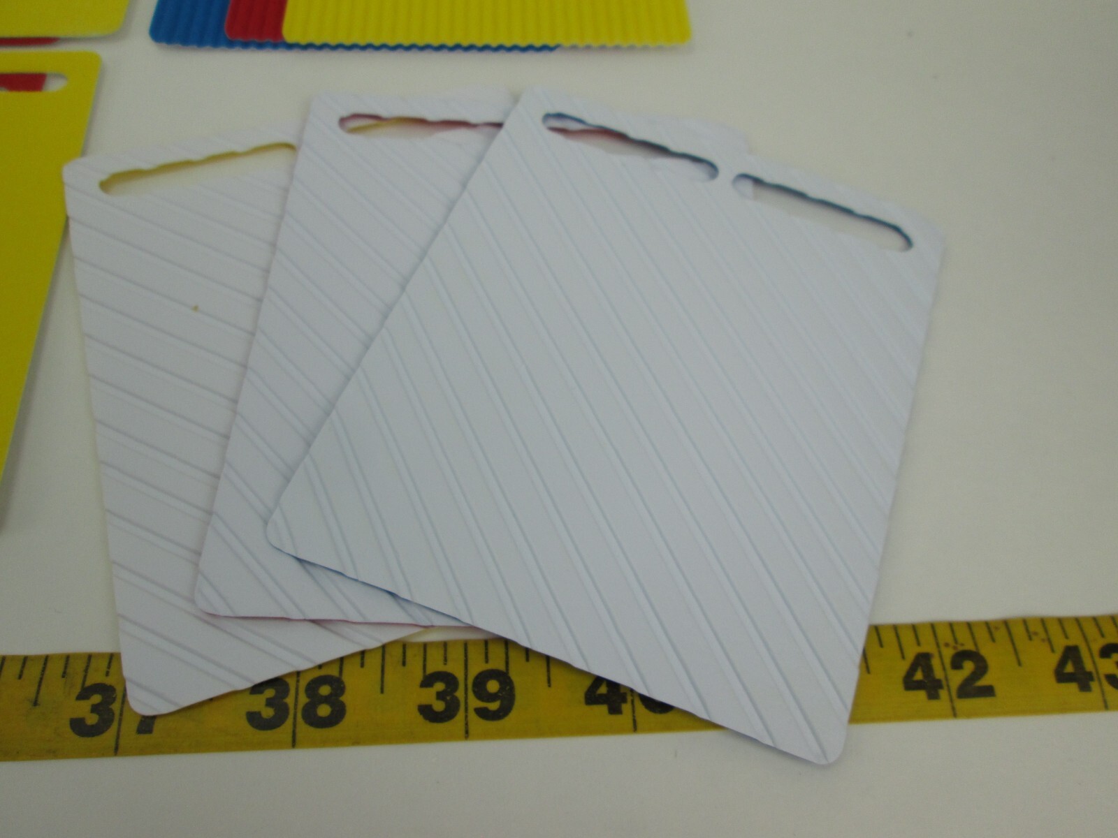 Set of 27 Flocked Textured Cards 61-422-158 Learning Students Blind Feel Touch