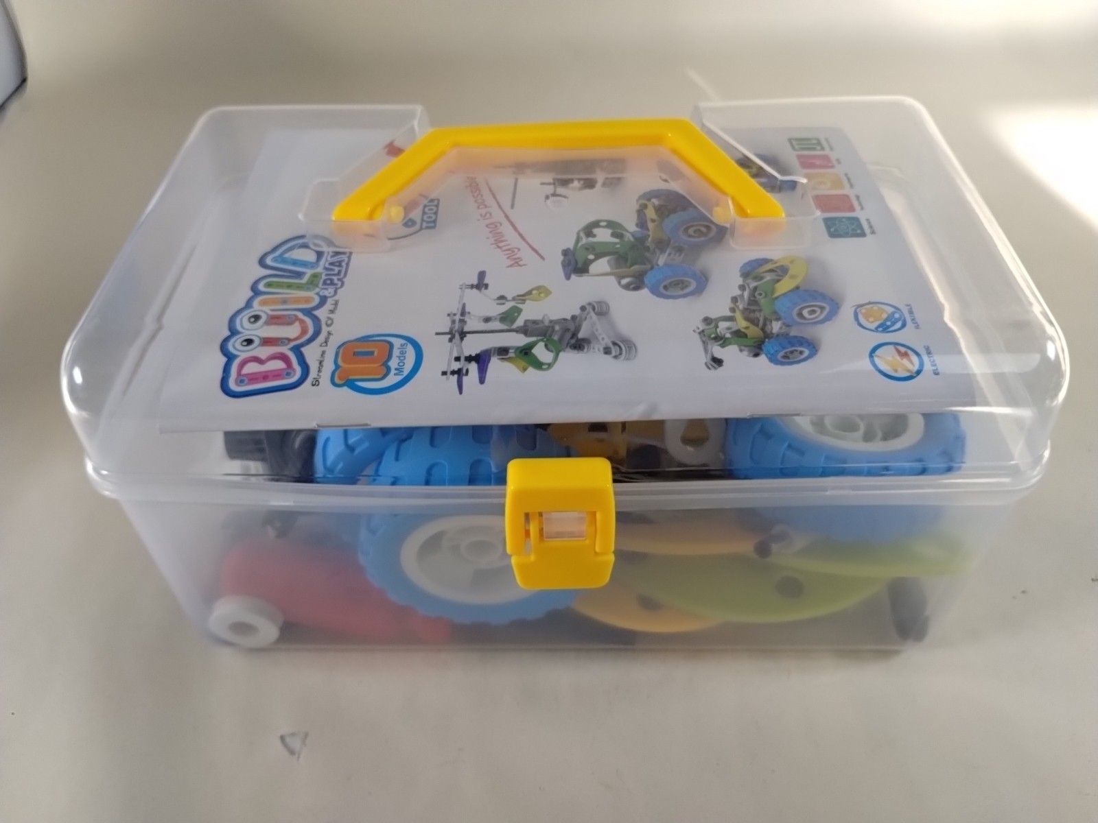 10 in 1 Electric Stem Toys for 5 + Boys & Girls Complete Toy Building Block Set