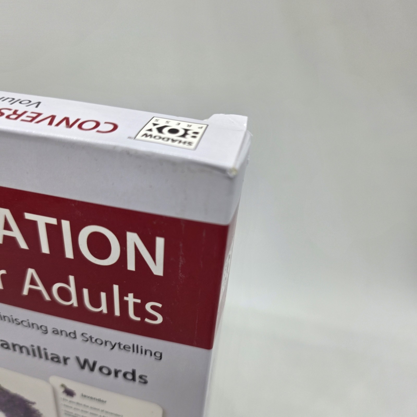 Conversation Flash Cards For Adults, Familiar Words: Dementia Activities Seniors