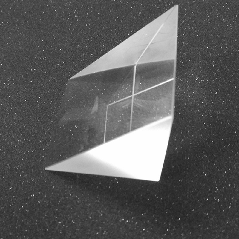 50x50x50mm K9 Optical Glass Right Angle Prism For Optical Experiment 1pc