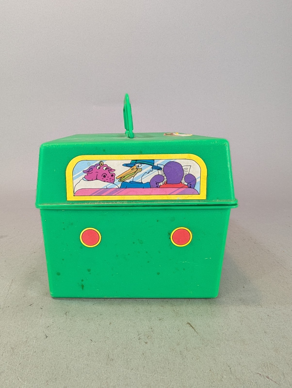 Vintage 80’s Sweet Pickles Preschool Program Learning Case Activity Bus w/ Cards