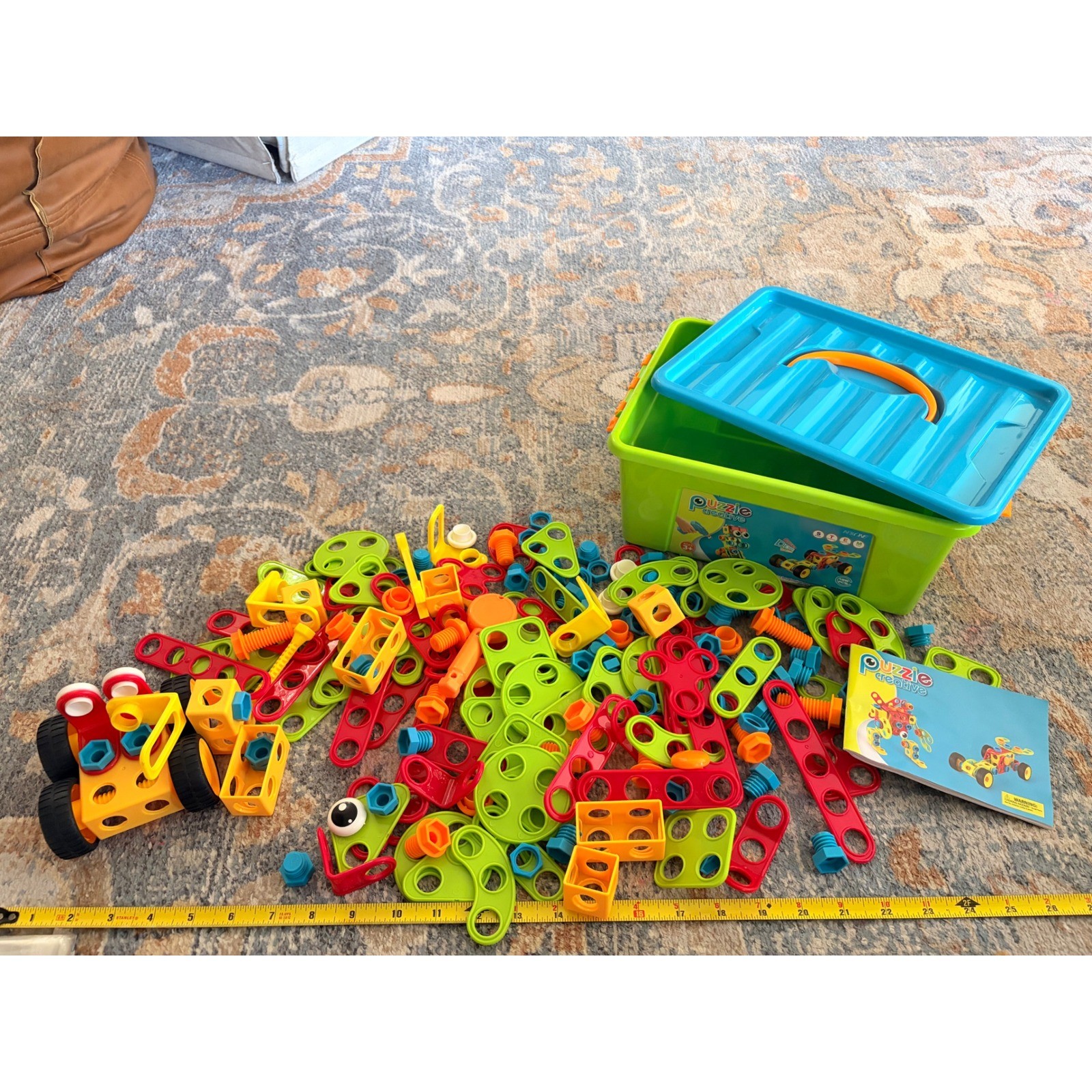 195 Piece Educational STEM Construction Building Toy Set