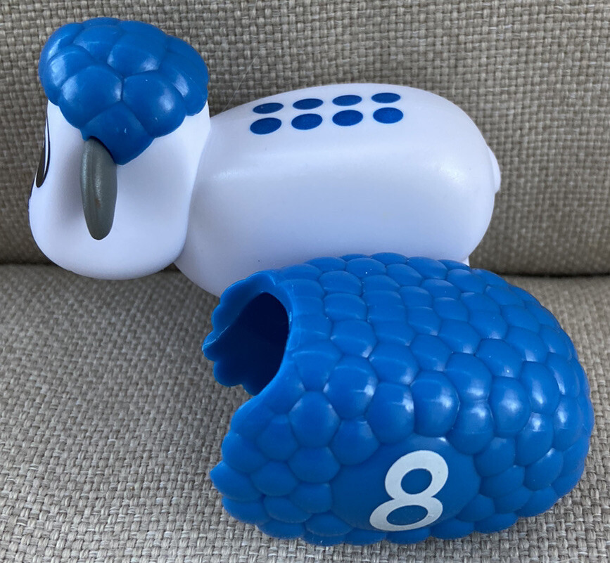 COUNTING SHEEP Learning Resources Snap-n-learn KINDERGARTEN LEARNING TOOL PARTS