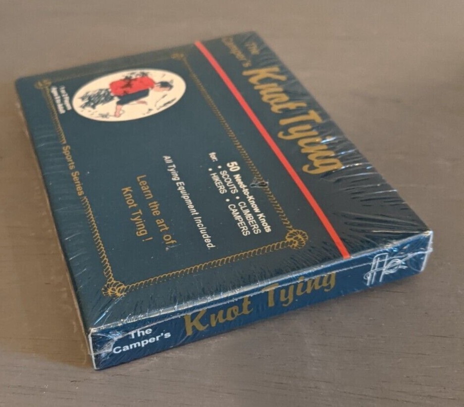 Camper’s Knot Tying Learn the Art 50 Need Know Scouts Hiking 1986 NEW Sealed