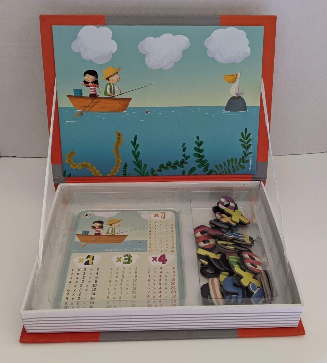 Janod Magnetibook 1.2.3. Magnet Numbers Multiplication Number Recognition