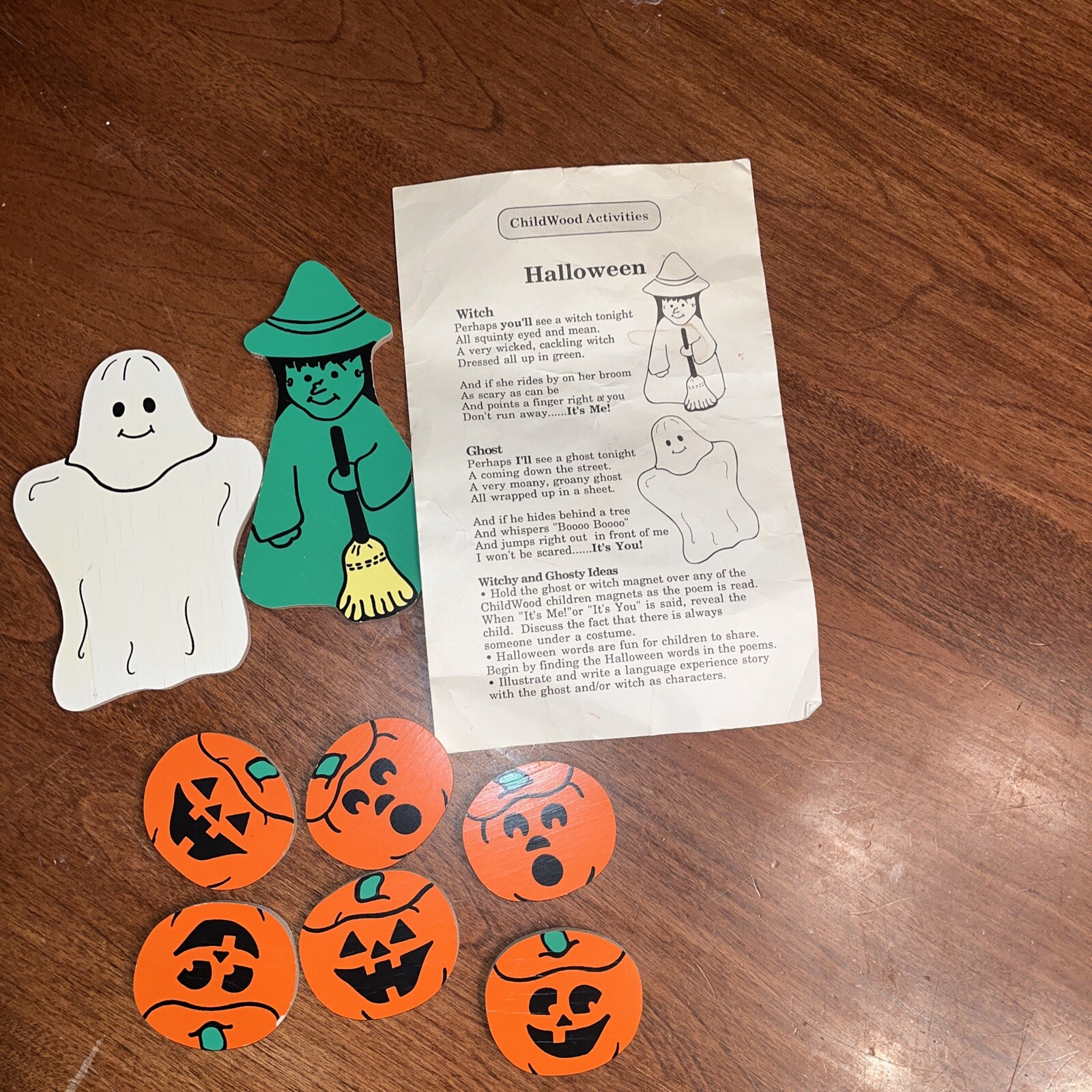 ChildWood Learning Units Magnets, Halloween, classroom, Homeschool