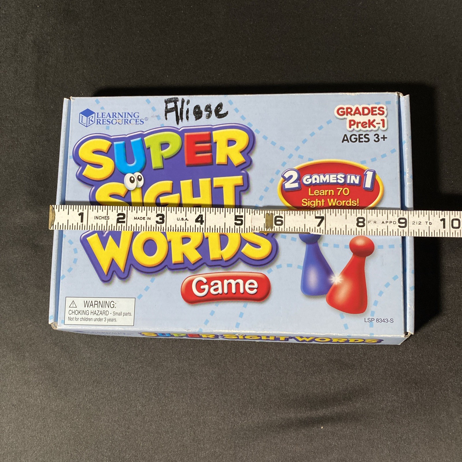 Sight Word Bingo Learning Resources PreK K Grade 1 Reading Game Two in One