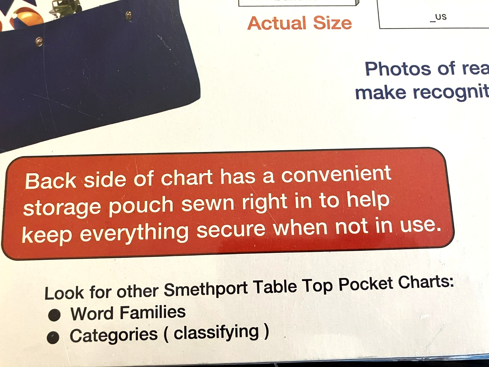 NEW Children’s Table Top Pocket Chart BEGINNING SOUNDS for Kids Grades K – 3