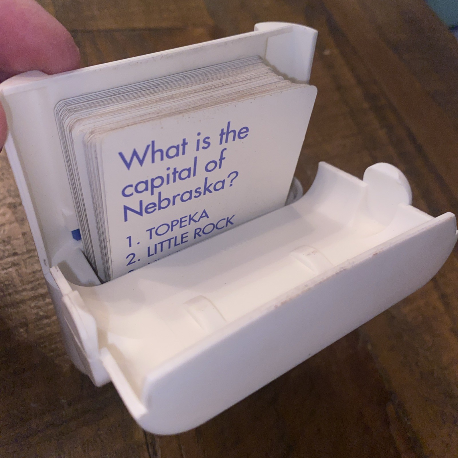 Tuppertoys State Capitals Flash Cards Tupperware Vintage 1992