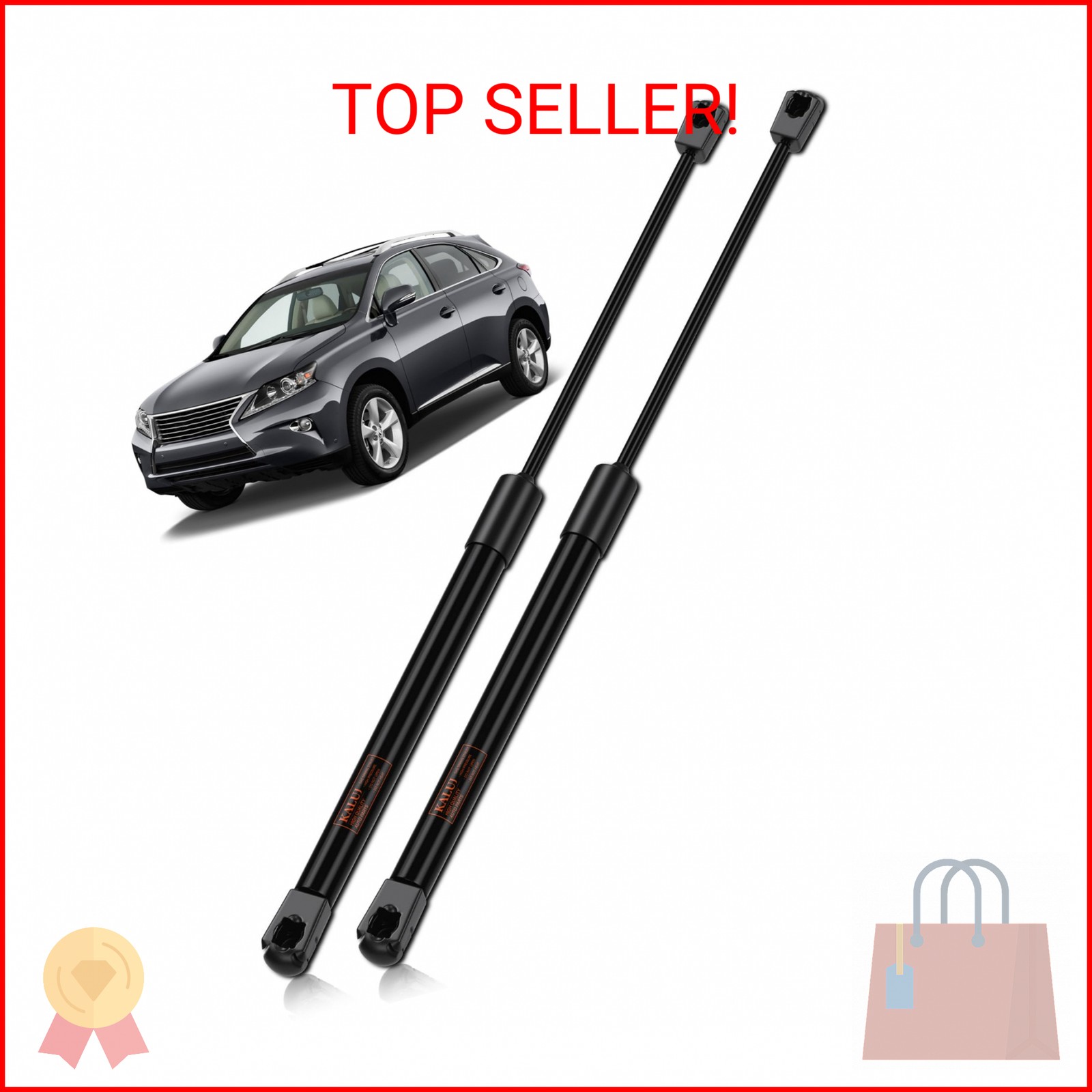 KALUJ 689500E030 6756 Trunk Struts, Rear Hatch Strut Replacement Lift Support Sh