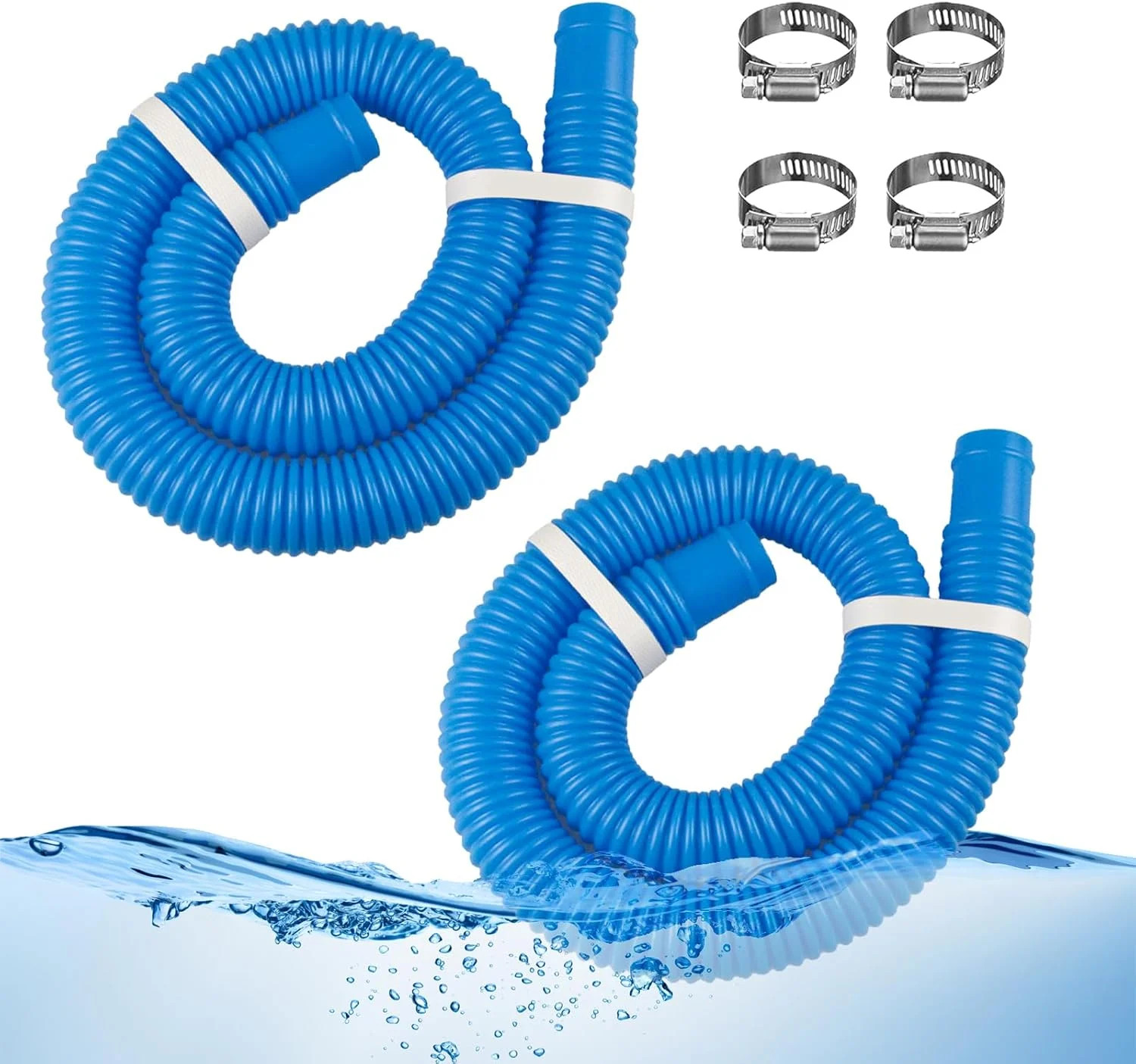 Pool Hose Replacement 1-1/4-Inch for Above Ground Pools – 1.25″*59″ Diameter Poo