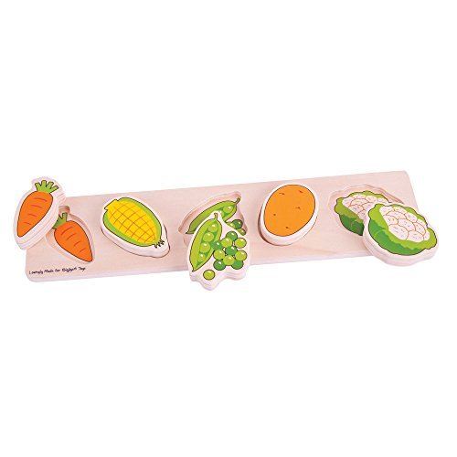 Bigjigs Baby Bb066 Chunky Puzzle Vegetables New