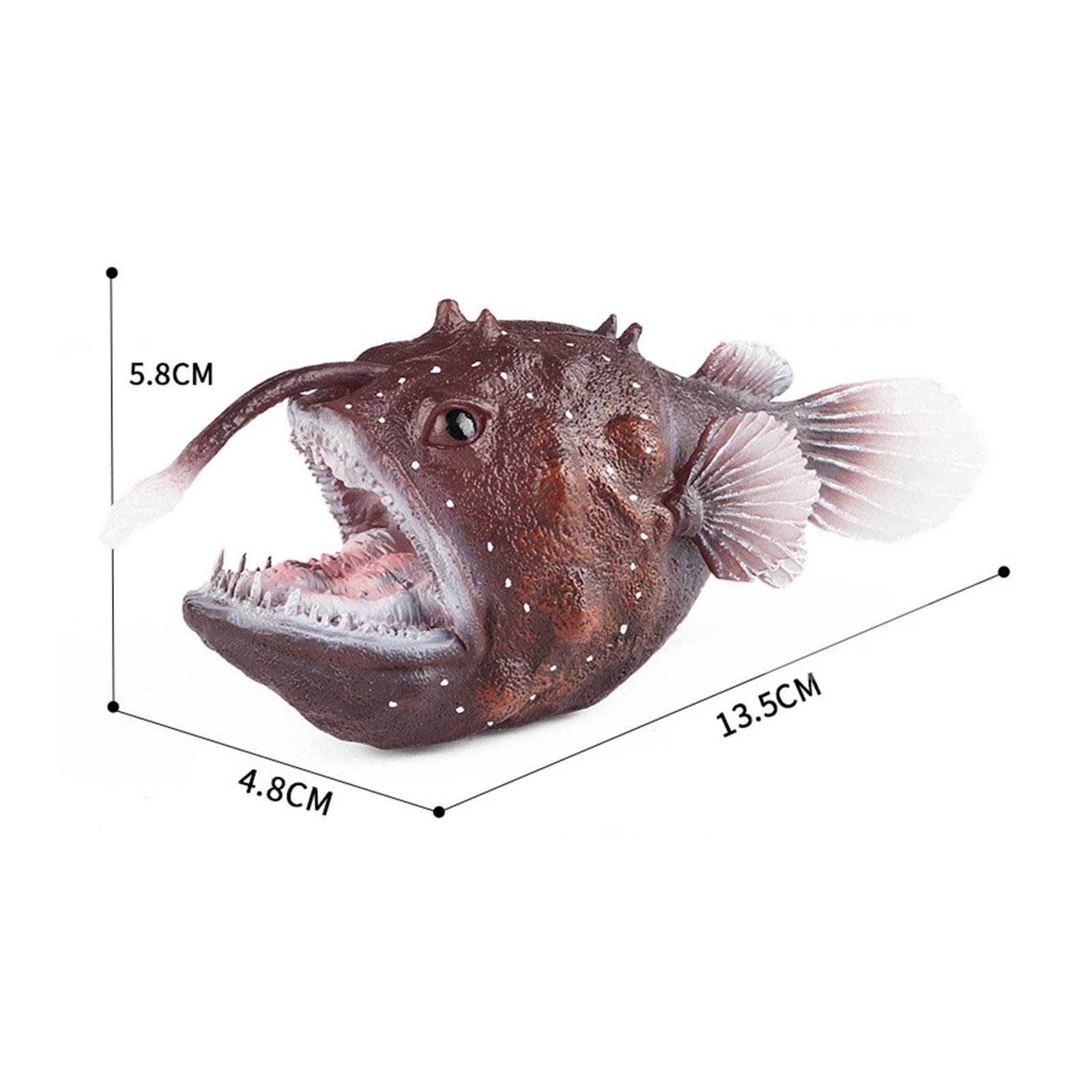 Angler Fish Toy Figures Deep Sea Creatures for Birthday Gift Holiday Present
