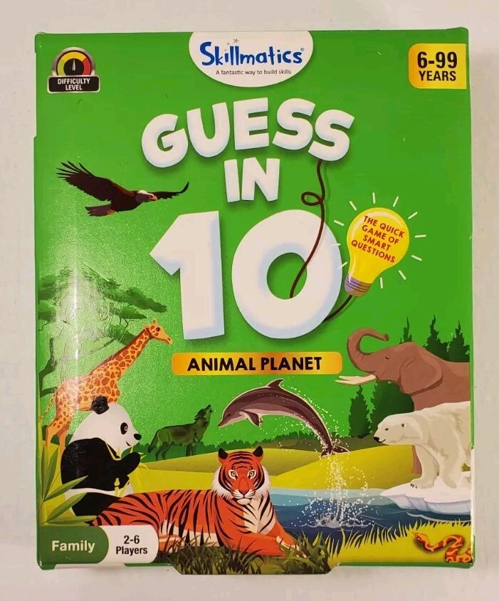 Skillmatics Guess In 10 Animal Planet The Quick Game Of Smart Questions – Sealed
