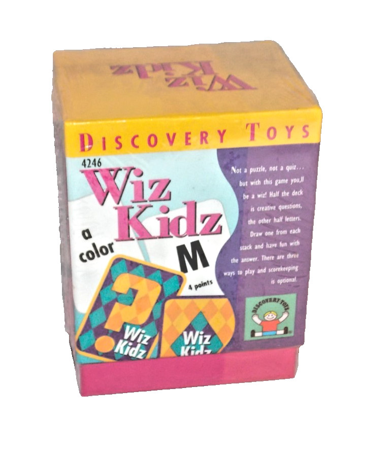 WIZ Kidz Card Game by Discovery Toys – NEW/SEALED in Box