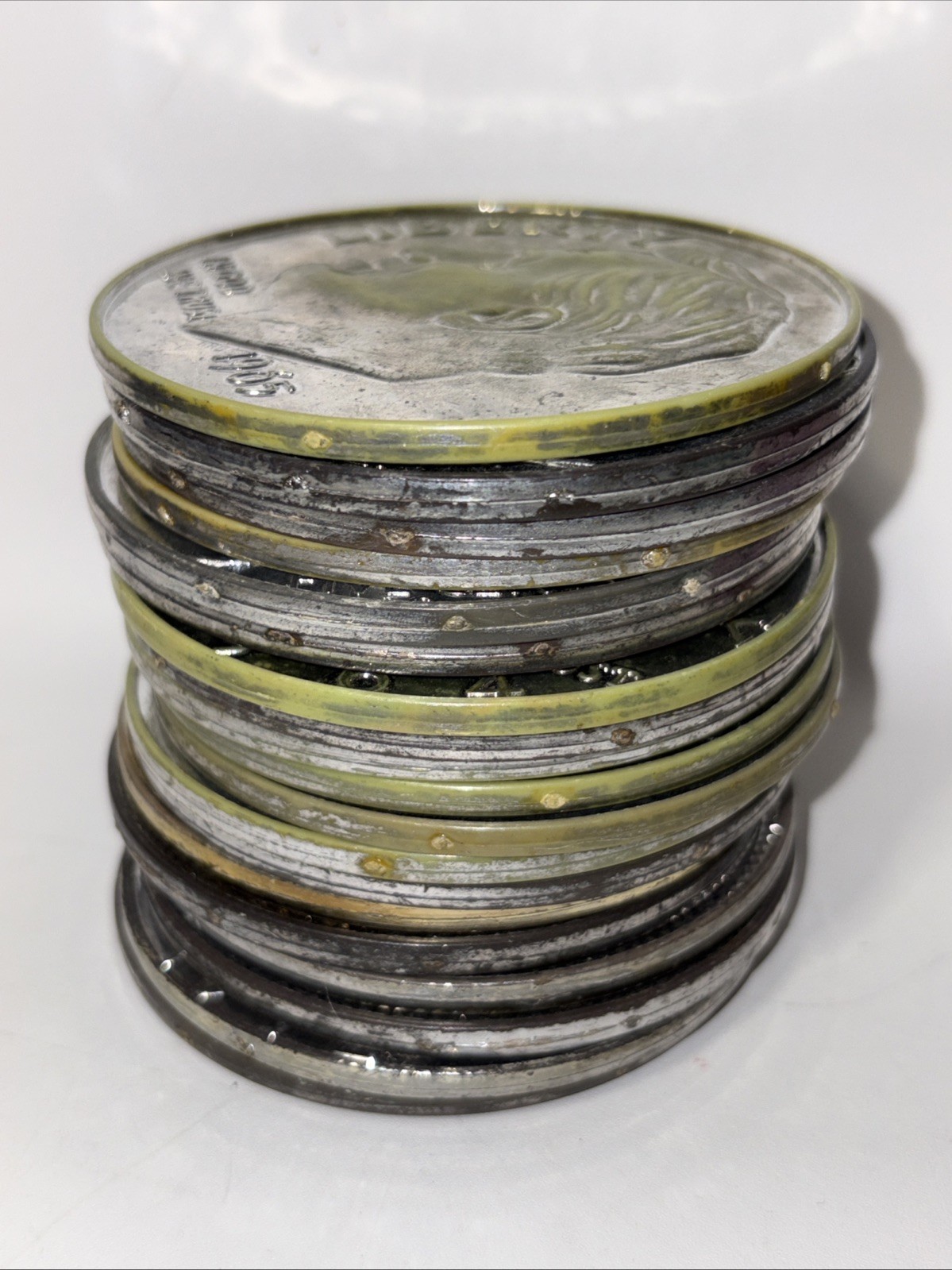 3″ Plastic Play Money Lot Of 19 Hong Kong Kennedy Lincoln Buffalo Roosevelt