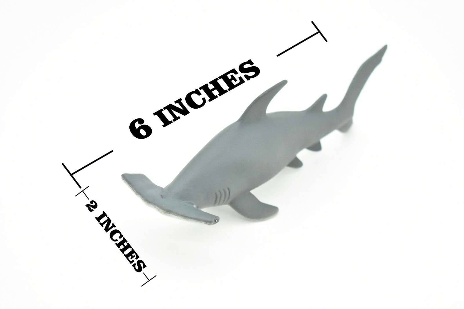 Hammerhead Shark, Very Nice Hollow Rubber Replica 6″ – F1900 B20
