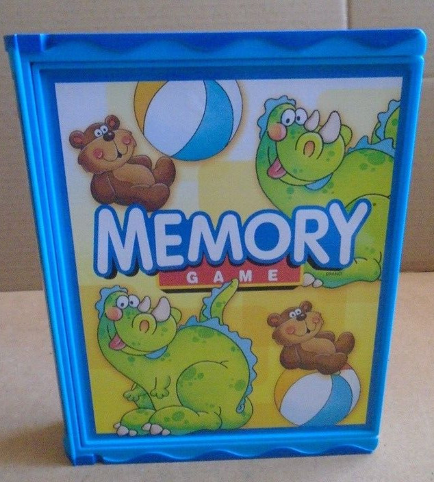 Milton Bradley Memory Game Classic Preschool Collection Bookshelf Age 3+