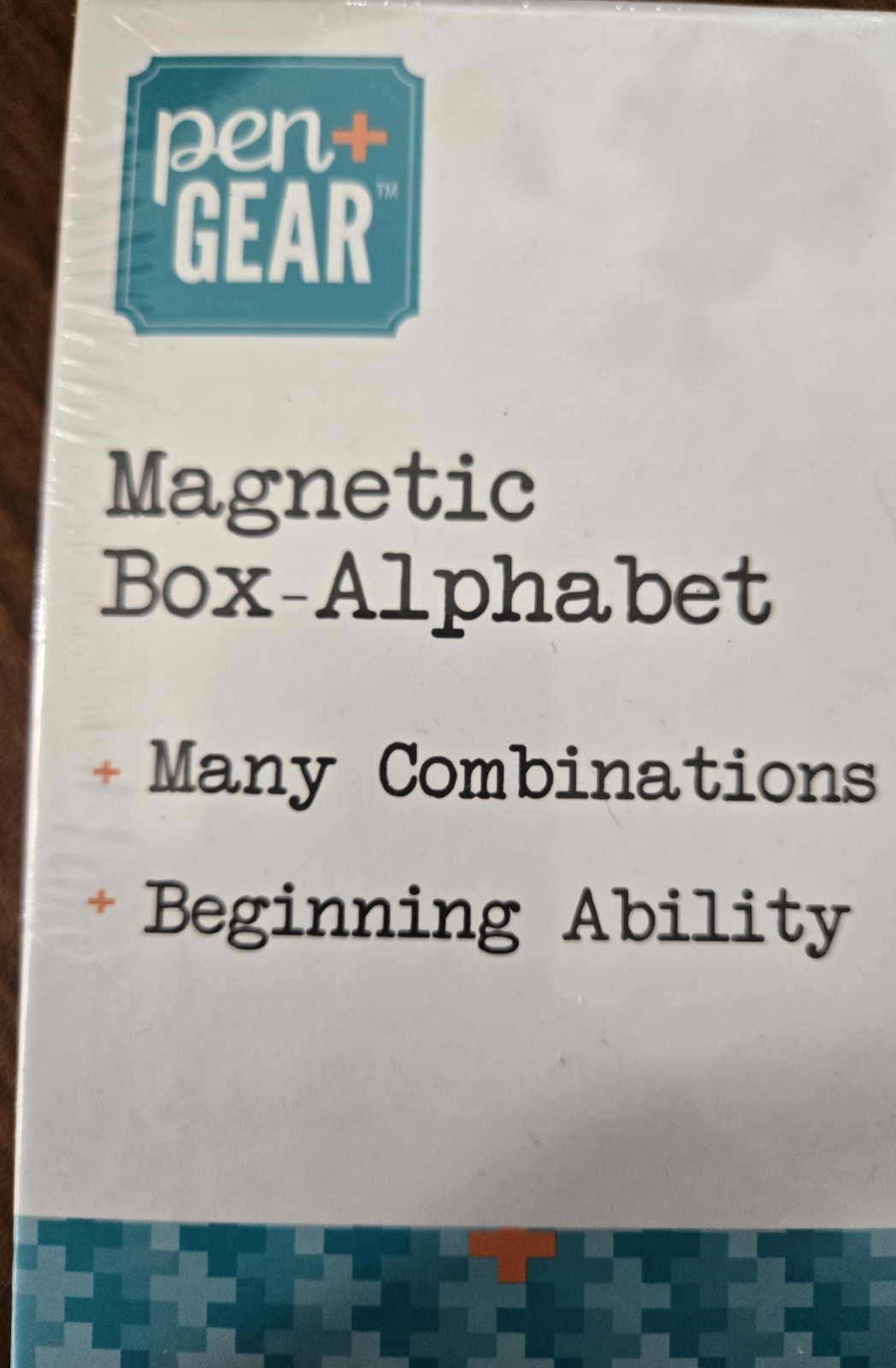 Magnetic Alphabet Activity Box Educational Pen Gear Factory Sealed NIB Children
