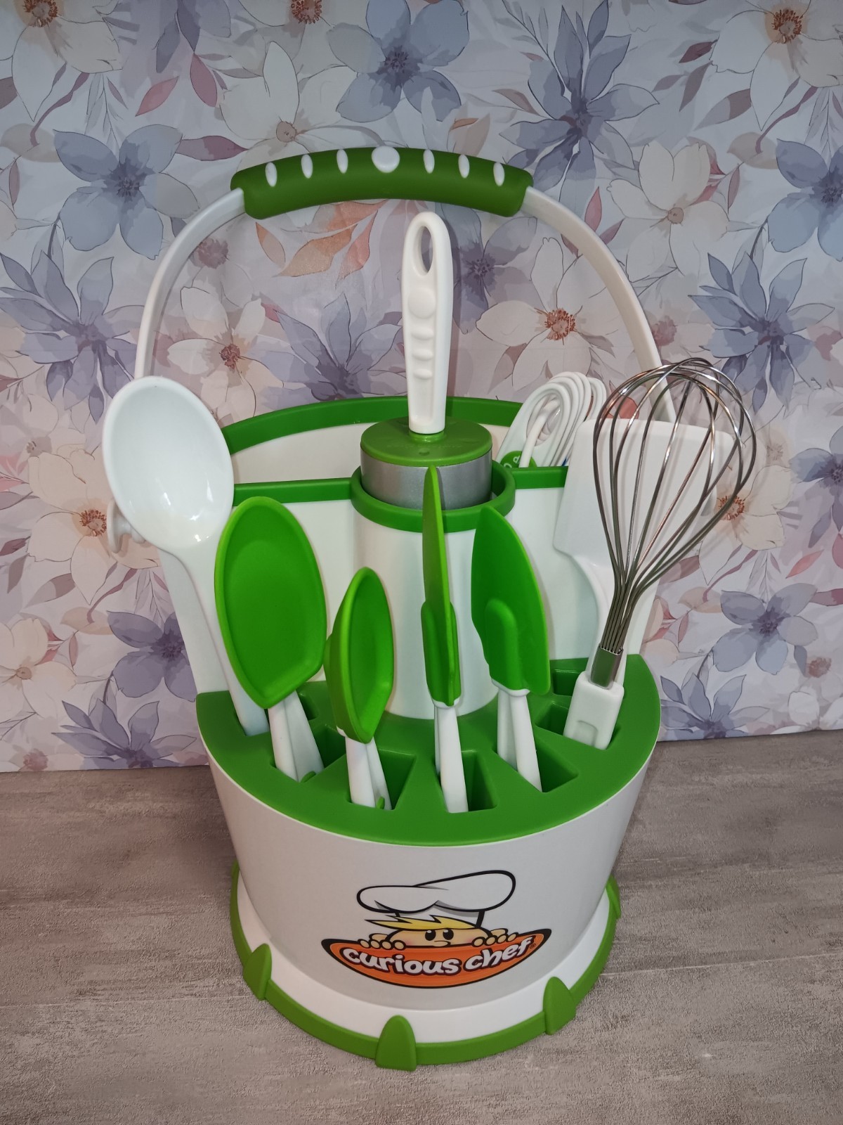 Curious Chef 25 Piece Caddy Set Educational Cooking Supplies Kids Learning