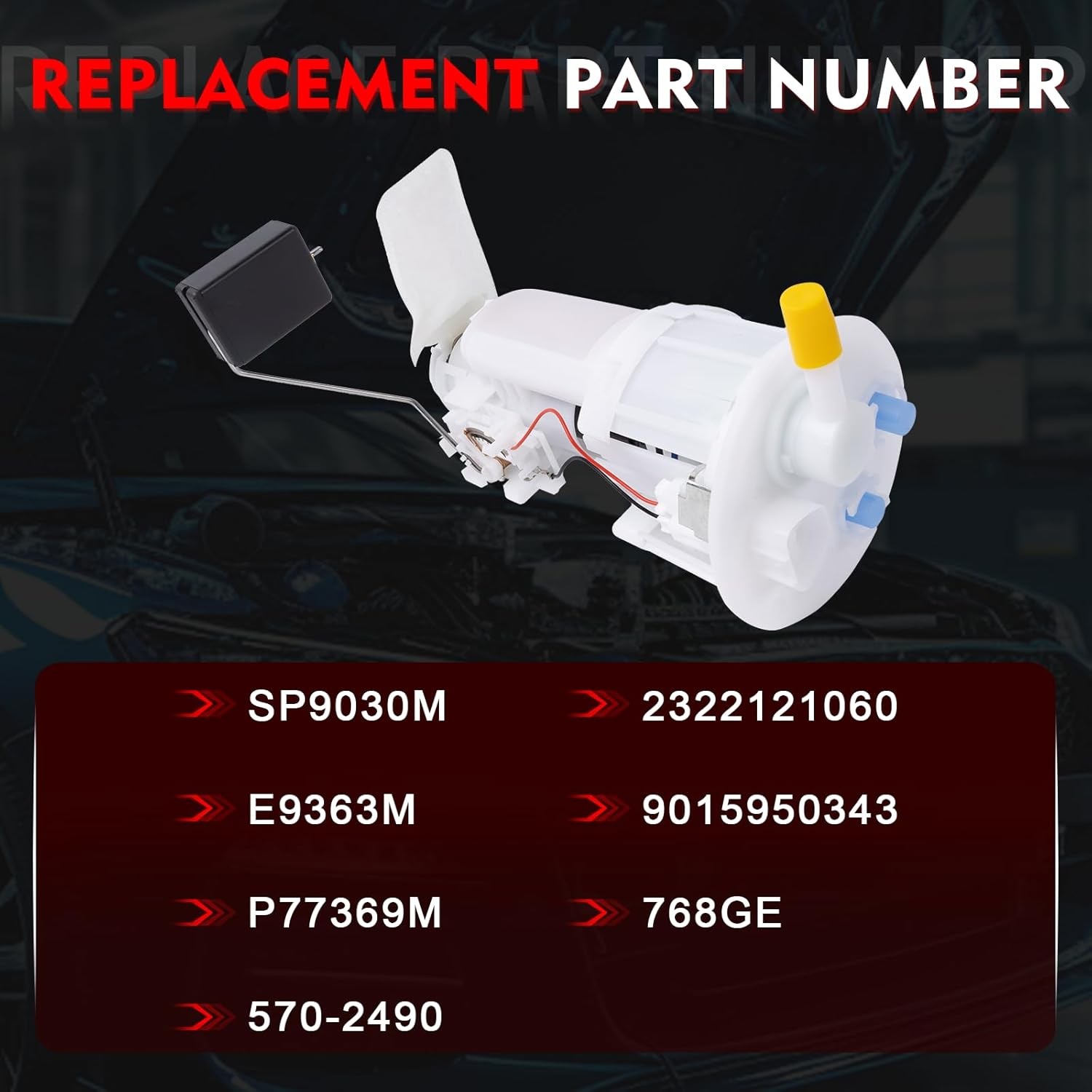 Fuel Pump Module SP9030M Compatible with Toyota Echo 2001-2005, for Scion xA xB